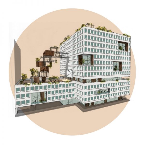 Résidence coliving 100 places